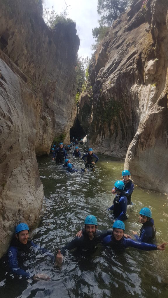 STAG ACTIVITY  CANYONING IN MARBELLA